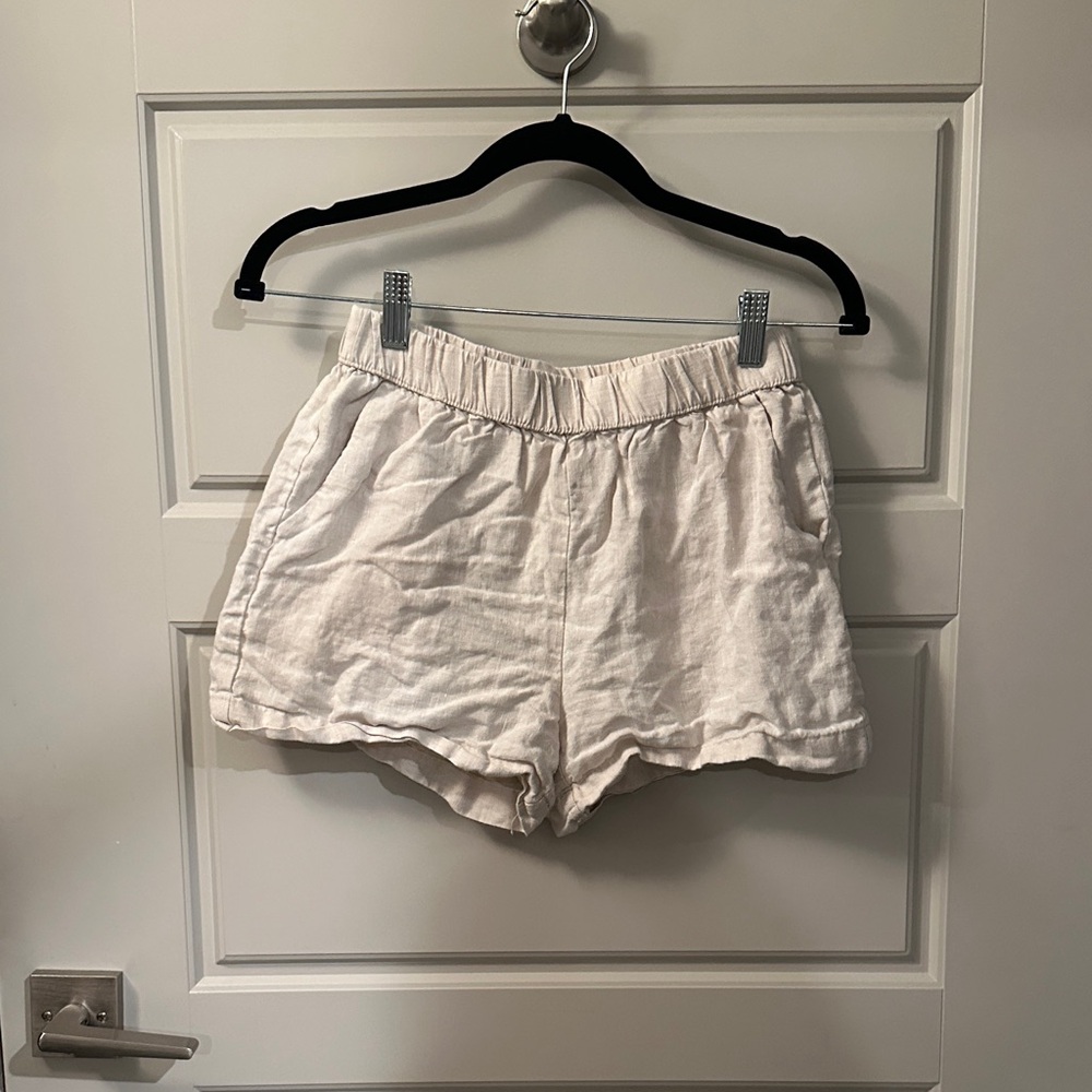 Philosophy Women's High Waist Cream Shorts